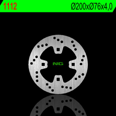 Disco de freno NG BRAKES redondo fijo para KTM SX 450, SX 505, XC 450, XC 525 de 2008 a 2012