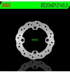 Disque de frein NG BRAKES pétale fixe pour HONDA CR 125, CR 250, CR 500, CRF 250 M de 1989 à 2016