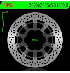 Disque de frein NG BRAKES rond flottant pour APRILIA CUBE 650, ETX 600, PEGASO 125, PEGASO 600, PEGASO 650 de 1985 à 2009