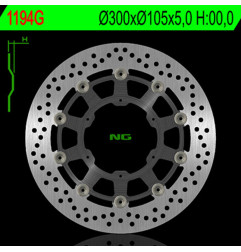 NG brake disc for APRILIA CUBE 650, ETX 600, PEGASO 125, PEGASO 600, PEGASO 650 1985-2009