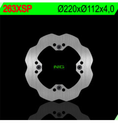 Disque de frein NG BRAKES pétale fixe pour SHERCO SE 250, SE 250 I-F FACTORY, SE 250 I-R RACING, SER 300 de 2012 à 2016