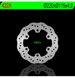 Disque de frein NG BRAKES pétale fixe pour YAMAHA WR 200, WR 250, WRF 400, YZ 125, YZ 250 de 1985 à 1998