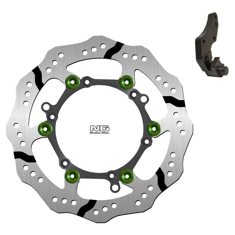 NG BRAKES Bremsscheiben Kit Wave schwimmend Oversize für BETA RR 350, RR 390, RR 430, RR 480 2011-2024