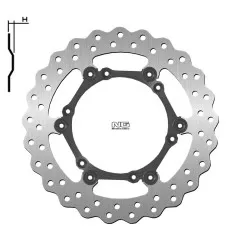 Disque de frein NG BRAKES pétale flottant pour KTM SX 125, SX 250, HUSQVARNA FE 250, FE 450 et GAS GAS EX 250, EX 300