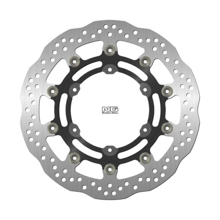 Disque de frein NG BRAKES pétale flottant pour HUSQVARNA SUPERMOTO 701, KTM SMC 690 et GAS GAS ES 700 de 2014 à 2026