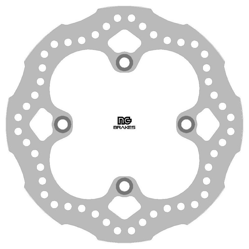 Disco de freno NG BRAKES ondulado flotante para TM RACING EN 144, EN 300, MX 144, MX 300 de 2006 a 2009