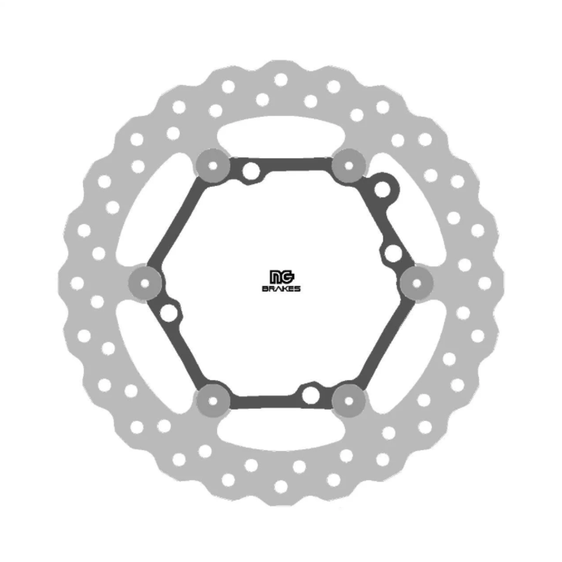 Disque de frein NG BRAKES pétale flottant pour SHERCO SE 300, SE 300 XTREM, SEF 250, SEF 300, SEF 450 de 2025 à 2027