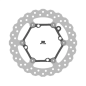 NG BRAKES Wave Floating Brake Disc for SHERCO SE 300, SE 300 XTREM, SEF 250, SEF 300, SEF 450 2025-2027 NG BRAKES Wave Floating Brake Disc for SHERCO SE 300, SE 300 XTREM, SEF 250, SEF 300, SEF 450 2025-2027