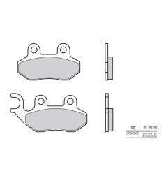 Pastillas de freno BREMBO para KYMCO MAXXER 450 de 2010 a 2018