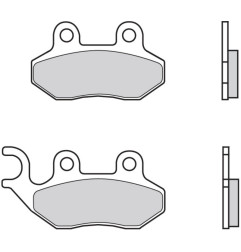 Plaquettes de frein BREMBO Scooter carbone céramique pour KYMCO MAXXER 450 de 2010 à 2018