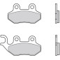 Pastillas de freno orgánicas BREMBO para KYMCO MAXXER 450 de 2010 a 2018 Pastillas de freno orgánicas BREMBO para KYMCO MAXXER 450 de 2010 a 2018