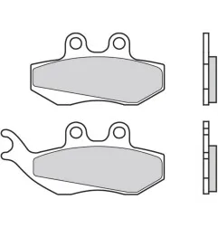 Plaquettes de frein BREMBO Scooter carbone céramique pour APRILIA ETX 125, MX 50, PEGASO 125, RX 50 et POLARIS XPLORER 400 L 4X4