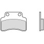 Pastillas de freno orgánicas BREMBO para POLARIS SCRAMBLER 500, SPORTSMAN 400, XPRESS 400 L de 1994 a 1997