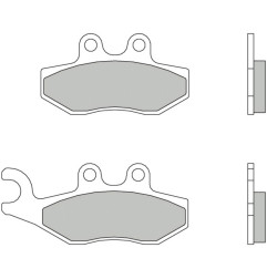 Pastillas de freno orgánicas BREMBO para POLARIS TRAIL BOSS 250, DAELIM VS 125 y APRILIA SXR 50 de 1986 a 2025