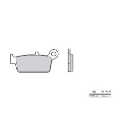 Pastillas de freno BREMBO para HONDA CRM 50 de 1992 a 1996