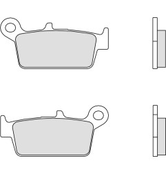 Pastillas de freno orgánicas BREMBO para HONDA CRM 50 de 1992 a 1996