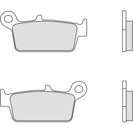 Plaquettes de frein BREMBO Scooter carbone céramique - 07011CC pour HONDA CRM 50 de 1992 à 1996