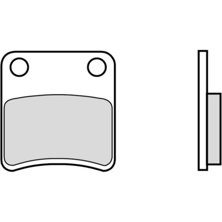 BREMBO Scooter Carbon Ceramic Brake pads - 07032CC for DAELIM MESSAGE 50 and HONDA CRM 50 1993-2010