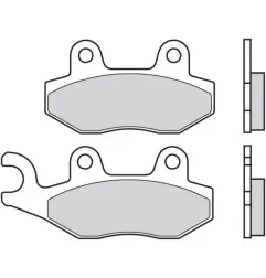 Plaquettes de frein BREMBO Scooter carbone céramique - 07035CC pour MZ SX 125 et DAELIM DELFINO 125 de 2000 à 2014