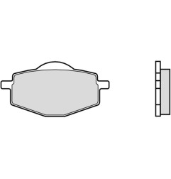 BREMBO Bremsbeläge für YAMAHA DT 50, DT 80 1985-1997