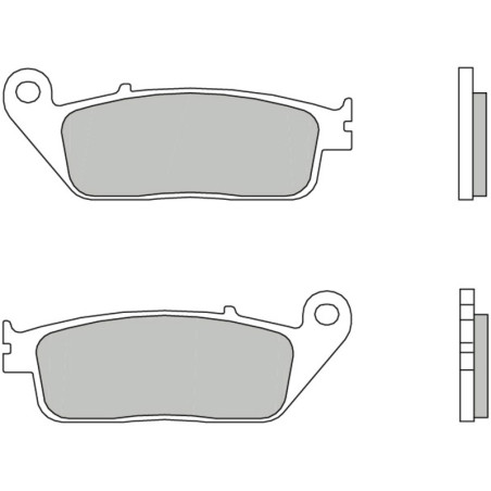 BREMBO Scooter Carbon Ceramic Brake pads - 07074CC for DAELIM S2 125 2005-2008
