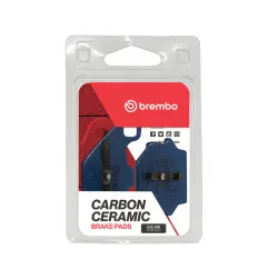 Plaquettes de frein BREMBO route carbone céramique pour APRILIA PEGASO 650, HUSQVARNA CR 250, KTM MX 500 et CAGIVA WMX 125