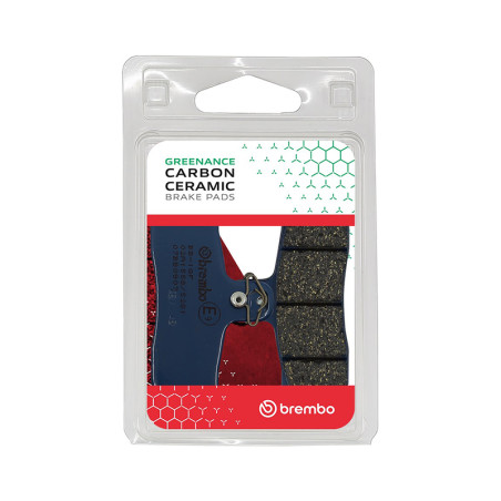 BREMBO Street Carbon Ceramic Brake pads for HUSQVARNA WR 250, CAGIVA WMX 125, TM RACING GS 125 and APRILIA AF1 125 1981-2005