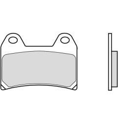 Pastillas de freno orgánicas BREMBO para MOTO GUZZI BREVA 750 IE y HUSQVARNA TE 610 LT de 2000 a 2006
