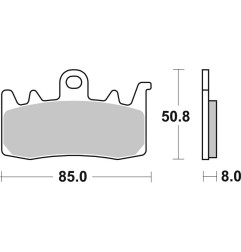 Pastillas de freno BREMBO para APRILIA CAPONORD 1200, GAS GAS SM 700, HUSQVARNA SUPERMOTO 701 y KTM SMC 690 de 2013 a 2026