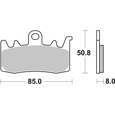 Pastillas de freno BREMBO para APRILIA CAPONORD 1200, GAS GAS SM 700, HUSQVARNA SUPERMOTO 701 y KTM SMC 690 de 2013 a 2026