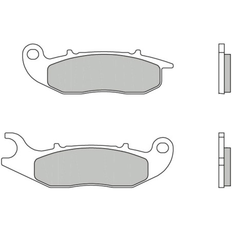 Plaquettes de frein BREMBO route carbone céramique pour HONDA CRF 300 L et DERBI TERRA 125 ADVENTURE de 2008 à 2026