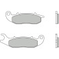 BREMBO Street Carbon Ceramic Brake pads for HONDA CRF 250 L ABS, CRF 300 L and DERBI MULHACEN 125, TERRA 125 ADVENTURE 2008-2026