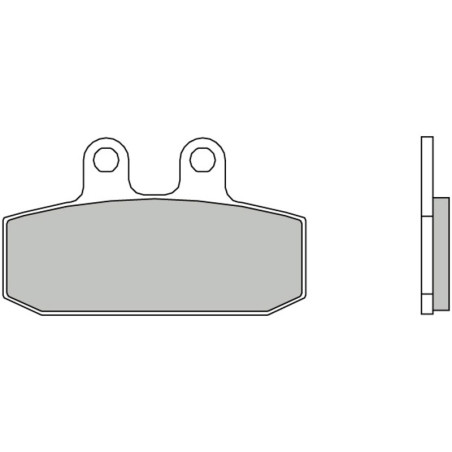 BREMBO Street Carbon Ceramic Brake pads for APRILIA ETX 600, TUAREG 125, HONDA CRM 125, NX 125 and GILERA DAKOTA 500 1985-1998