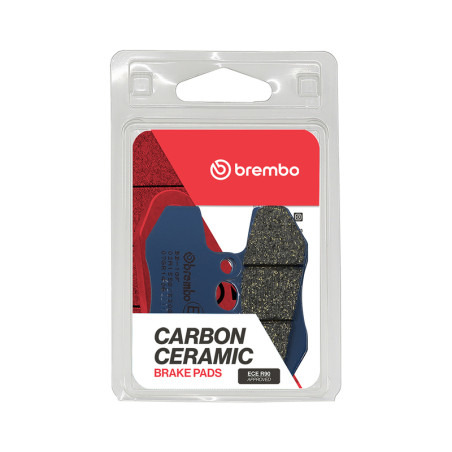 Plaquettes de frein BREMBO route carbone céramique pour BETA, APRILIA, GAS GAS et YAMAHA de 1985 à 2026