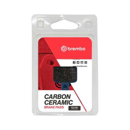 Plaquettes de frein BREMBO route carbone céramique pour BETA EVO 125, EVO 250, EVO 300, EVO 300 2T SS, EVO 300 2T SS FACTORY