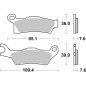 Pastillas de freno sinterizadas BREMBO para CAN-AM RENEGADE 500 de 2010 a 2015