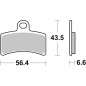 BREMBO Street Carbon Ceramic Brake pads for GAS GAS EC 50 BOY, EC 50 ROOKIE, PAMPERA 125, PAMPERA 250, PAMPERA 280 1995-2009 BREMBO Street Carbon Ceramic Brake pads for GAS GAS EC 50 BOY, EC 50 ROOKIE, PAMPERA 125, PAMPERA 250, PAMPERA 280 1995-2009