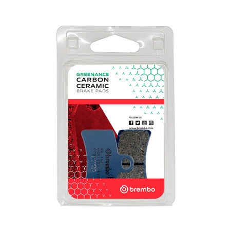 Plaquettes de frein BREMBO route carbone céramique pour GAS GAS EC 50 BOY, EC 50 ROOKIE, PAMPERA 125, PAMPERA 250, PAMPERA 280