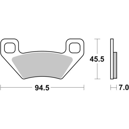 Pastillas de freno BREMBO para KYMCO MAXXER 450 y ARCTIC CAT 400 4WD AUTO TRANS. FIS, 400 4WD MANUAL TRANS. VP de 2003 a 2018