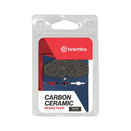 Plaquettes de frein BREMBO route carbone céramique pour GILERA SP 01 125, APRILIA TUONO 125 et KTM GS 350 de 1984 à 2007
