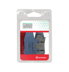 Plaquettes de frein BREMBO route carbone céramique pour KTM EXC 600, GS 125, GS 350, MX 350, MX 600 de 1987 à 1990