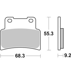 BREMBO brake pads for YAMAHA YZF 125 2014-2022