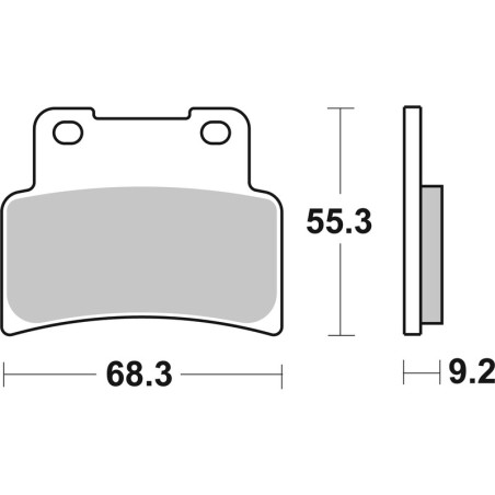 Pastillas de freno BREMBO para YAMAHA YZF 125 de 2014 a 2022