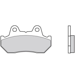 Plaquettes de frein BREMBO route carbone céramique pour HONDA CX 500, CX 500 CUSTOM, XL 600, XL 600 LM PARIS DAKAR, XLV 750