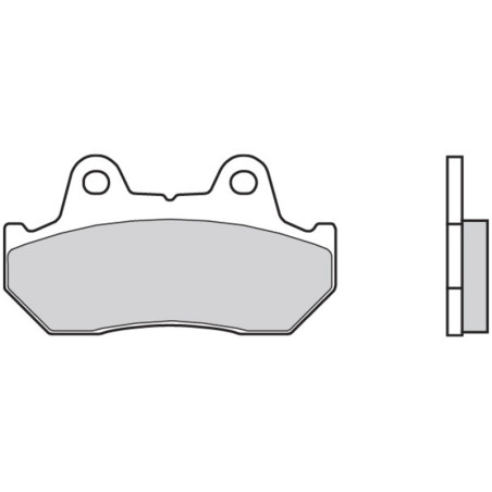 Pastillas de freno orgánicas BREMBO para HONDA CX 500, CX 500 CUSTOM, XL 600, XL 600 LM PARIS DAKAR, XLV 750 de 1981 a 1990