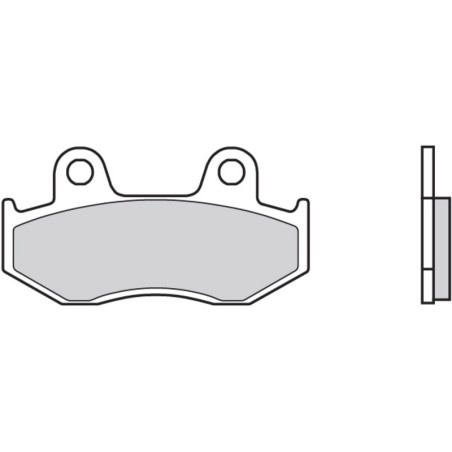 Pastillas de freno orgánicas BREMBO para HONDA TRX 250 R FOURTRAX 2WD, XL 125, XL 250, XL 350, XL 600 de 1982 a 1990
