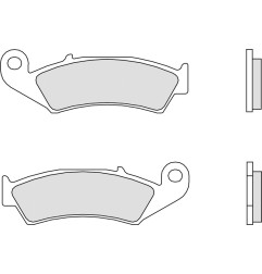 Pastillas de freno orgánicas BREMBO para HONDA CR 250, CRM 250, CRM 75, NX 250, XR 250 de 1986 a 1995