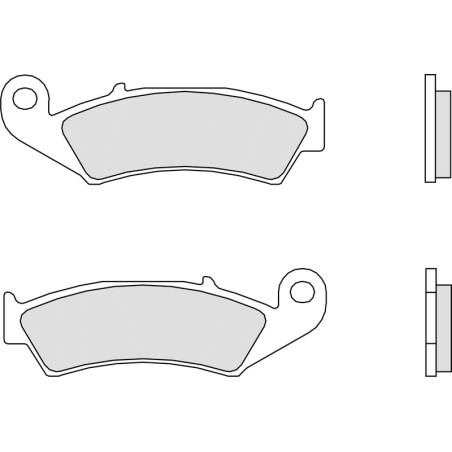 BREMBO Street Carbon Keramik Bremsbeläge für HONDA CR 250, CRM 250, CRM 75, NX 250, XR 250 1986-1995