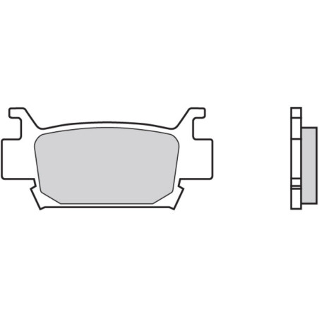 Plaquettes de frein BREMBO Off-Road métal fritté pour HONDA TRX 500 FA FOURTRAX FOREMAN RUBICON 4WD de 2005 à 2019