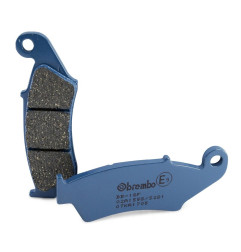 Plaquettes de frein BREMBO route carbone céramique pour SUZUKI DR 650 SE, HONDA XR 250, BETA RR 125 et GAS GAS XC 200